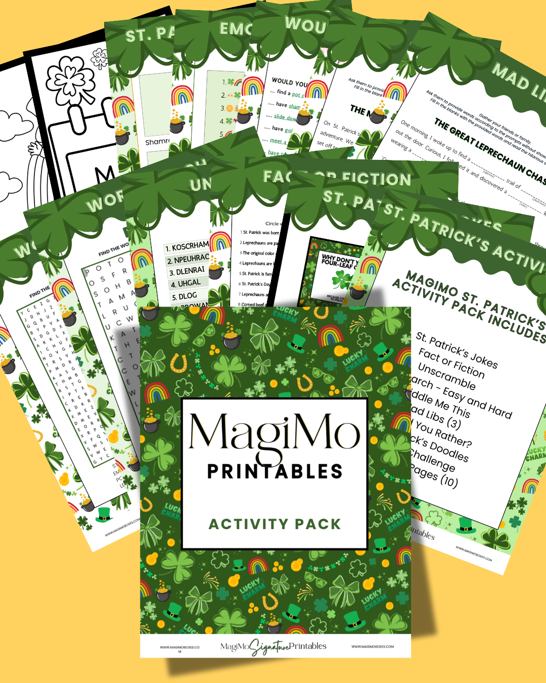 St. Patrick's Day Printables - Activity Pack