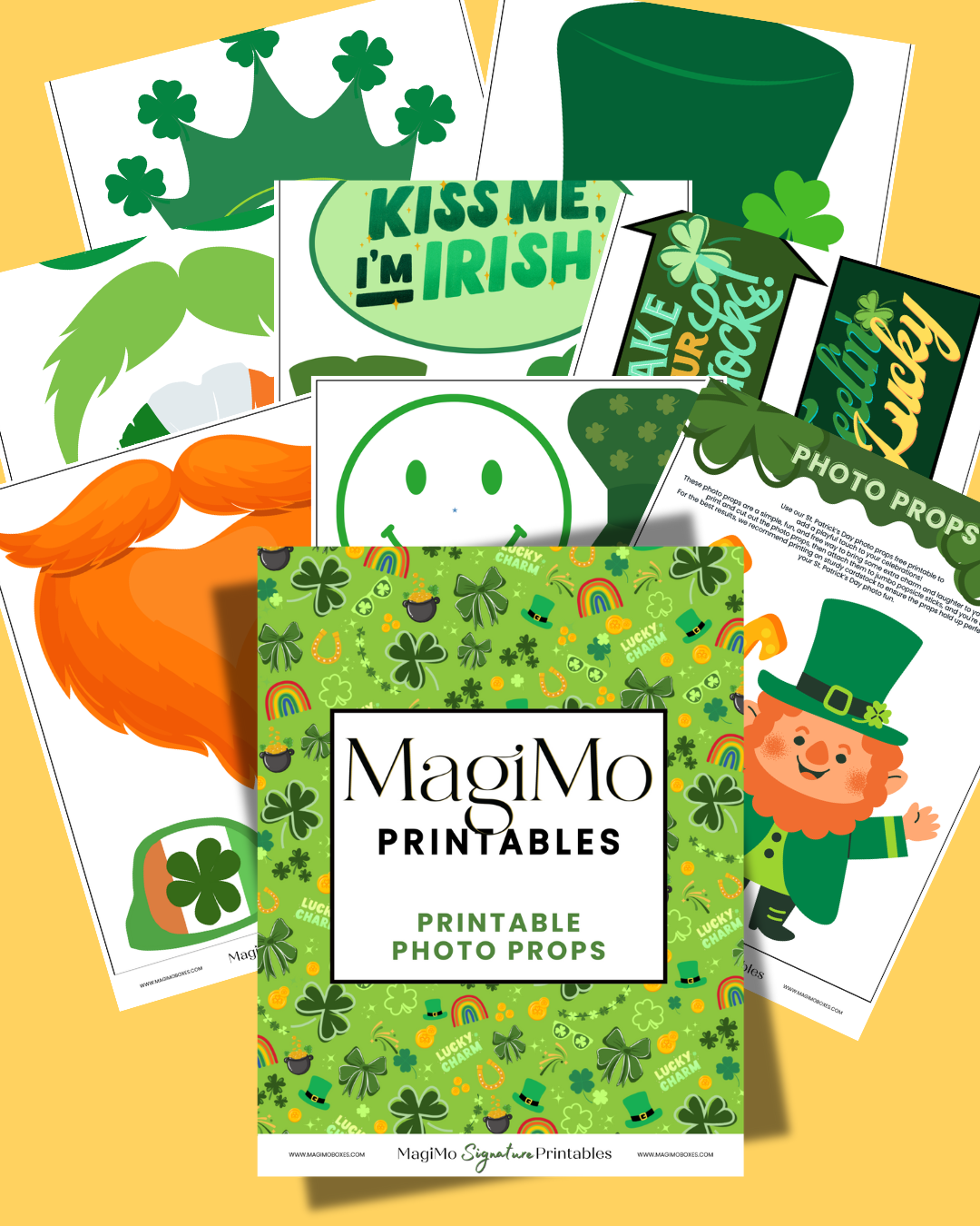 St. Patrick's Day Printables - Photo Props