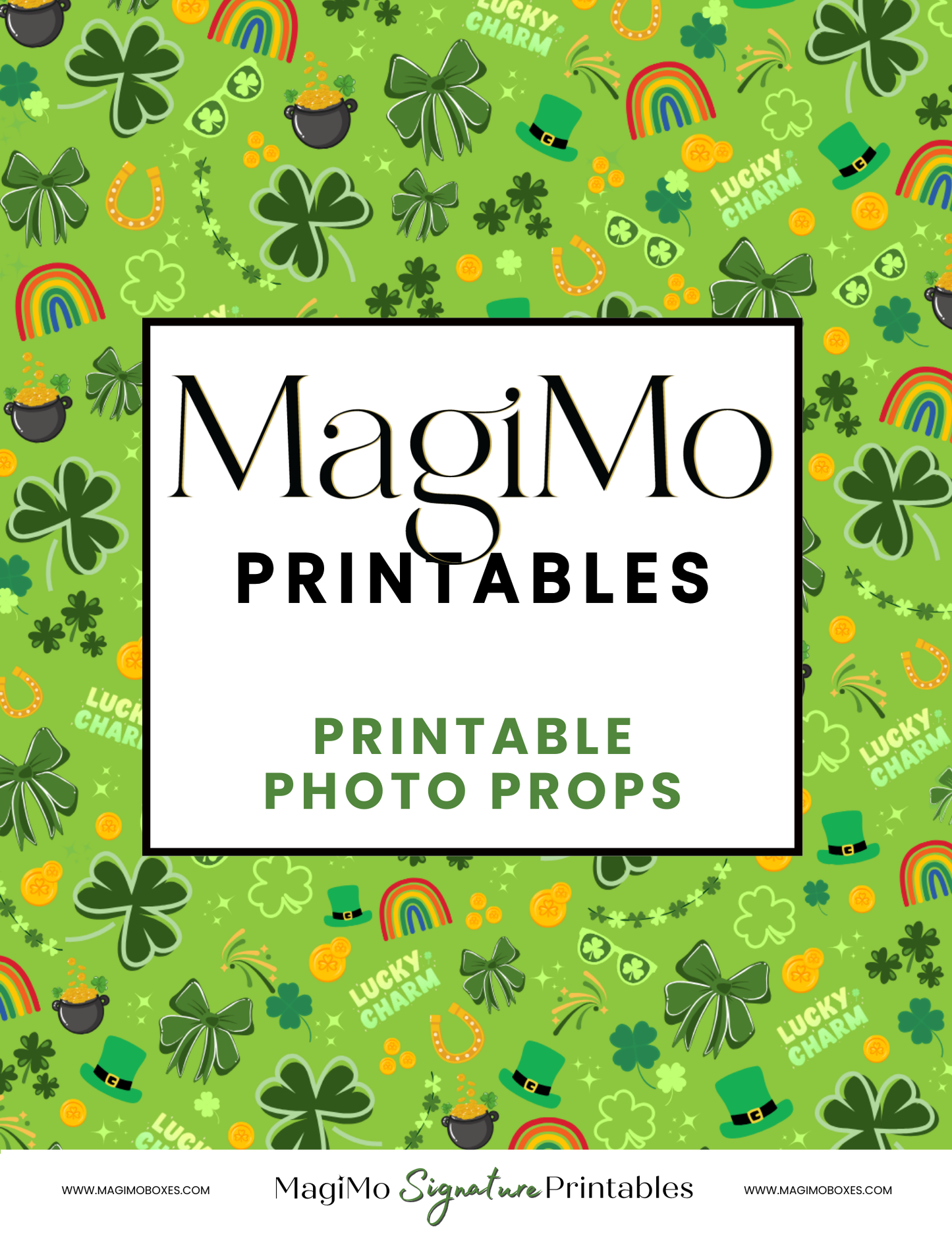 St. Patrick's Day Printables - Photo Props