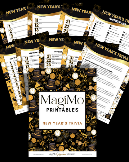 New Year's - MagiMo Exclusive Printables Ultimate Bundle – All the Fun You Need in One Pack! [Digital Files]