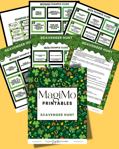 St. Patrick's Day Printables - Scavenger Hunt