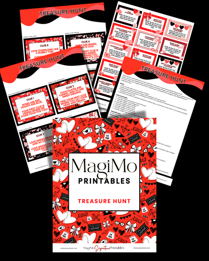 Valentine's Day - MagiMo Printables - Treasure Hunt [Printable - Digital File]