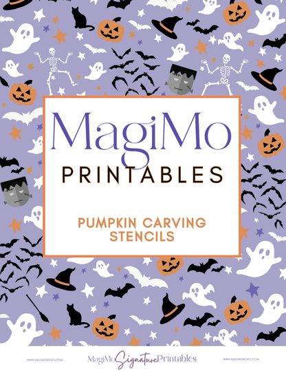 Halloween Pumpkin Stencils [Printable - Digital File]