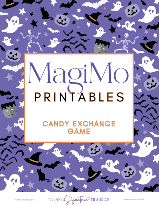 Halloween Candy Exchange Game [Printable-Digital File]