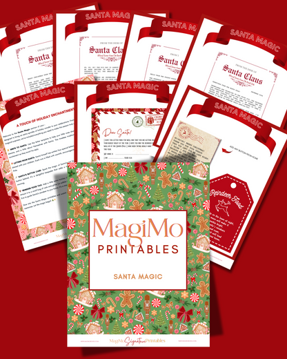 25. Christmas Holiday Santa Magic Printables [Printable-Digital File]