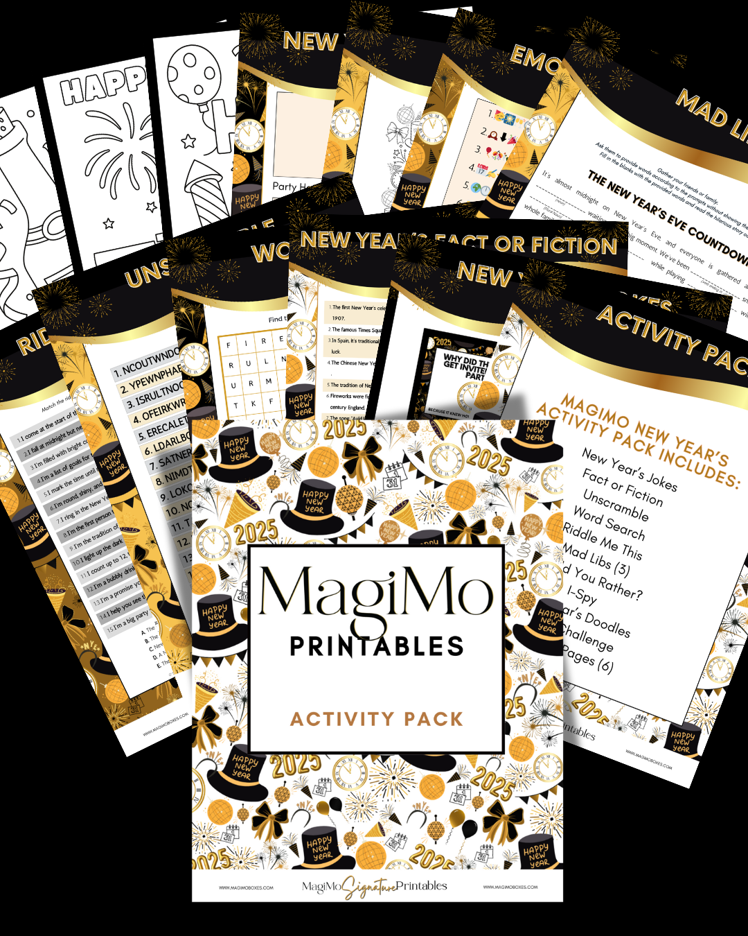 New Year's - MagiMo Exclusive Printables Ultimate Bundle – All the Fun You Need in One Pack! [Digital Files]