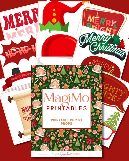 8. Christmas Holiday Photo Props [Printable - Digital File]