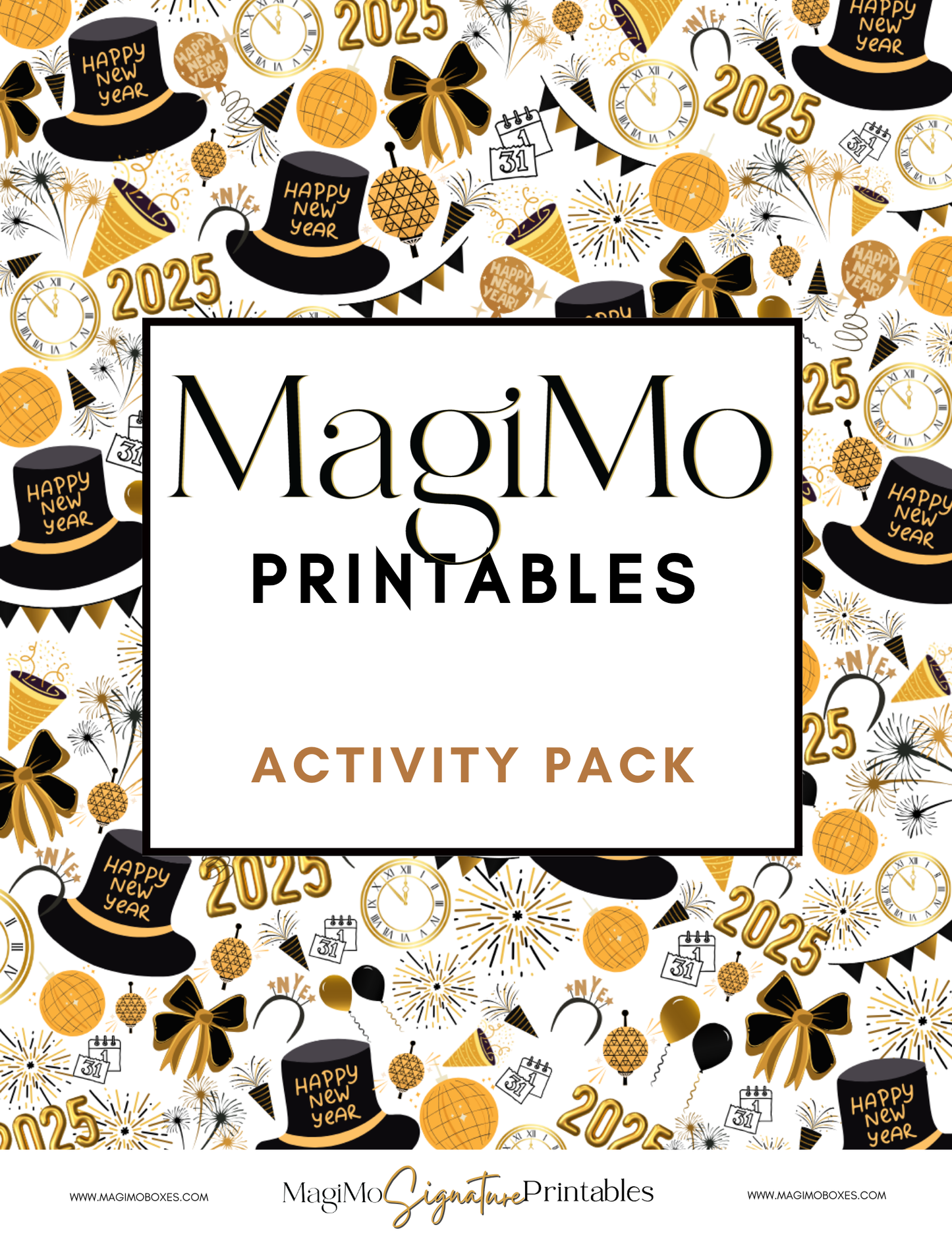 New Year's - MagiMo Printables - Activity Pack [Printable - Digital File]