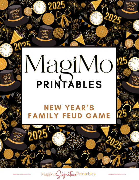 MagiMo Printables - New Year's - Family Feud [Printable - Digital File]