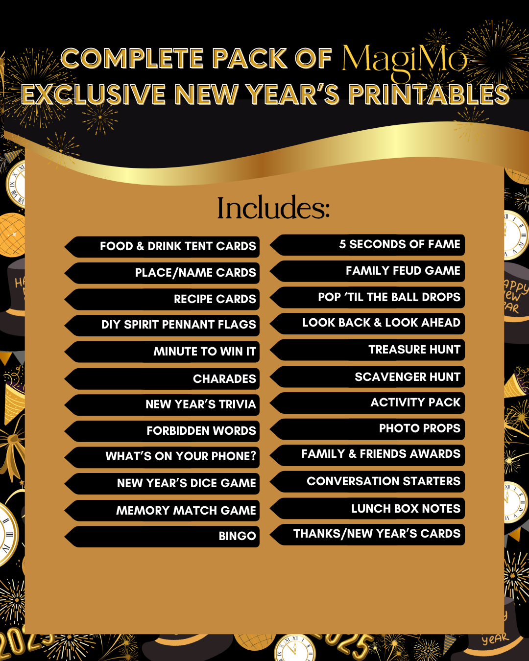 New Year's - MagiMo Exclusive Printables Ultimate Bundle – All the Fun You Need in One Pack! [Digital Files]