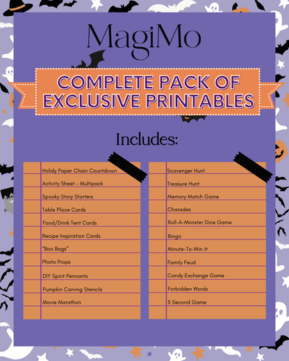 Halloween Exclusive Printables Ultimate Bundle – All the Fun You Need in One Pack! [Digital Files]