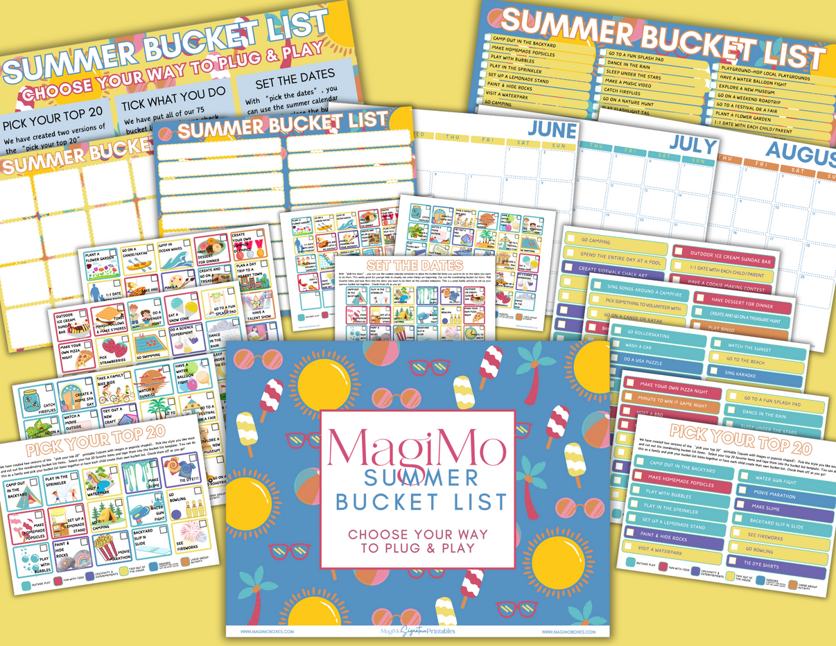 Summer Bucket List [Printable - Digital File] – MagiMo Boxes