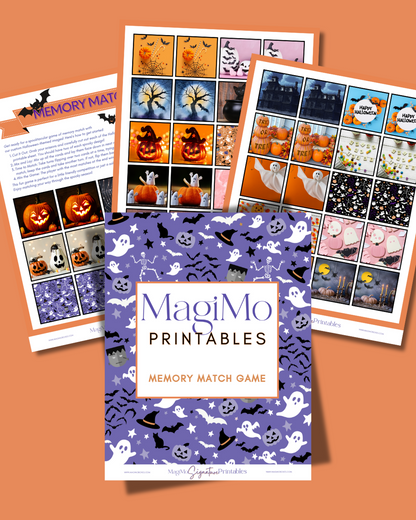 Halloween Memory Match Game [Printable - Digital File]