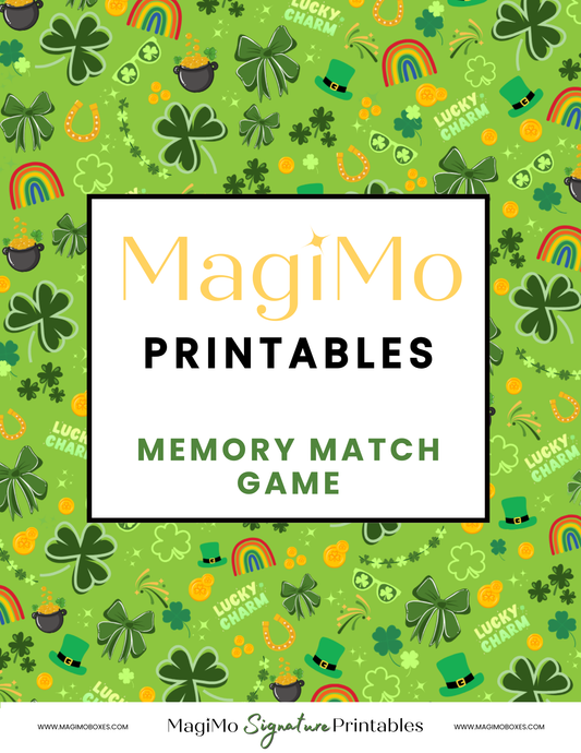 St. Patrick's Day Printables - Memory Match Game