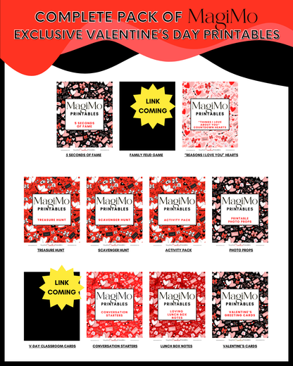 Valentine's Day - MagiMo Exclusive Printables Ultimate Bundle – All the Fun You Need in One Pack! [Digital Files]