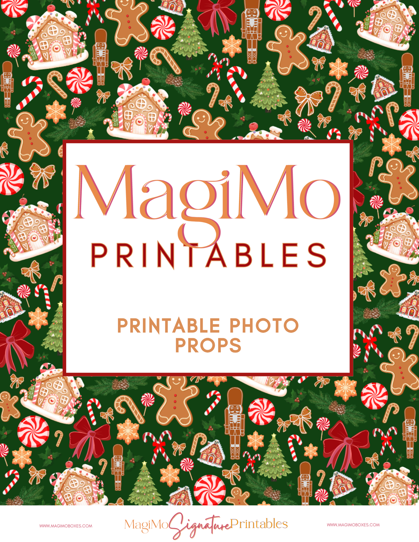 8. Christmas Holiday Photo Props [Printable - Digital File]