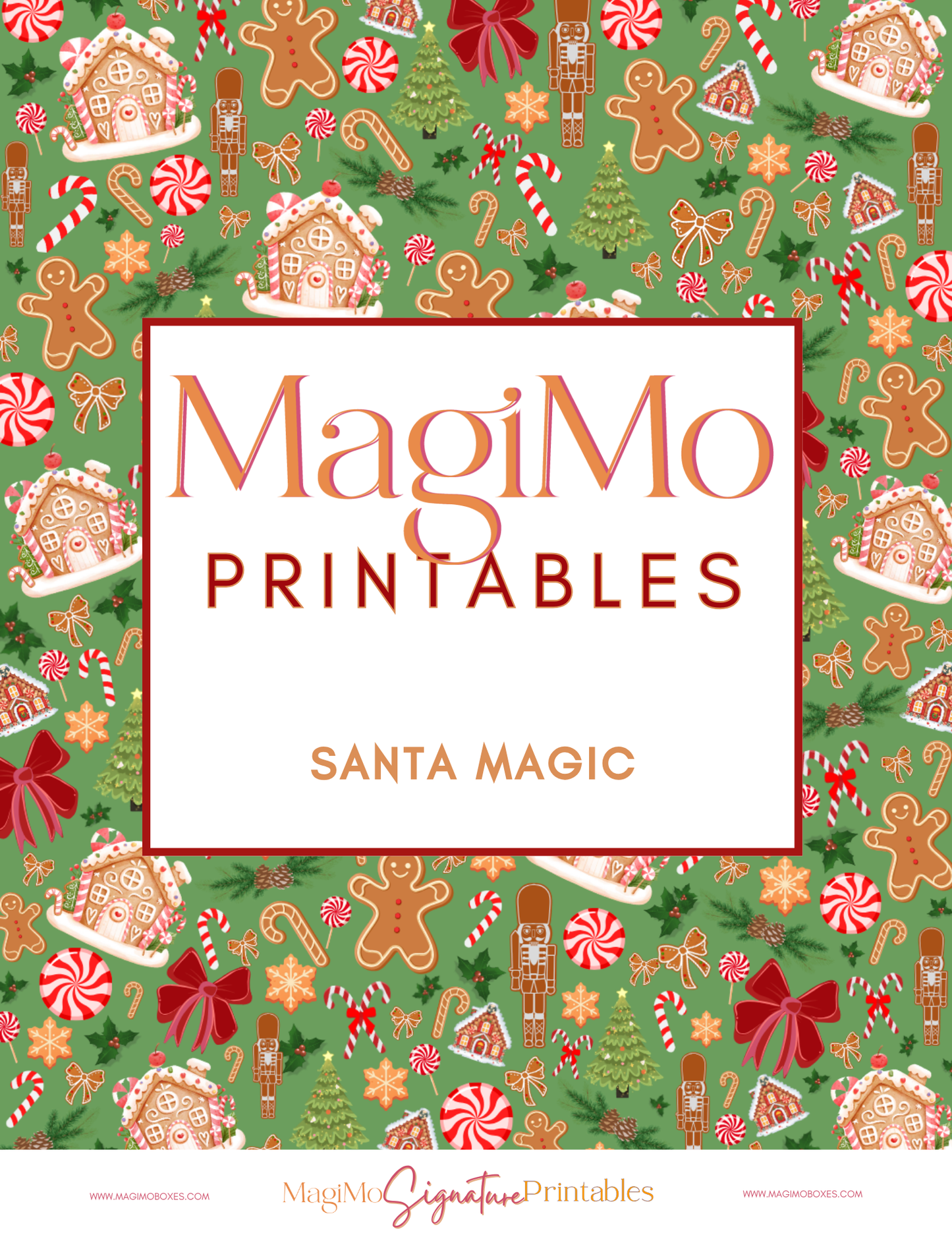 25. Christmas Holiday Santa Magic Printables [Printable-Digital File]