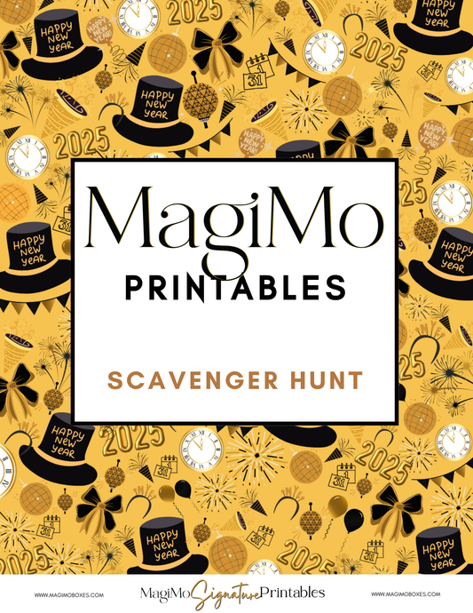 New Years - MagiMo Printables - Scavenger Hunt [Printable - Digital File]