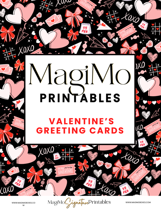 Valentine's Day - MagiMo Printables - Greeting Cards [Printable - Digital File]